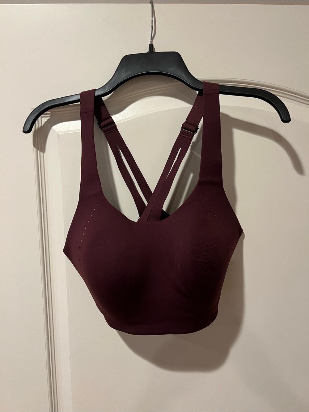NWT Lululemon AirSupport Bra 38D Burgundy High Support Adjustable Sports Bra